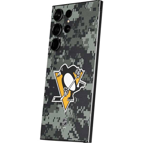 NHL Pittsburgh Penguins Camo Galaxy S24 Ultra Skin