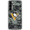NHL Pittsburgh Penguins Camo Galaxy S26 Clear Case