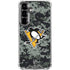 NHL Pittsburgh Penguins Camo Galaxy S26 Plus Clear Case