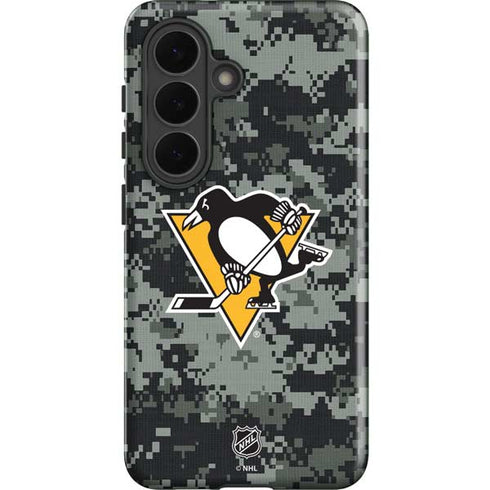 NHL Pittsburgh Penguins Camo Galaxy S26 Plus Impact Case