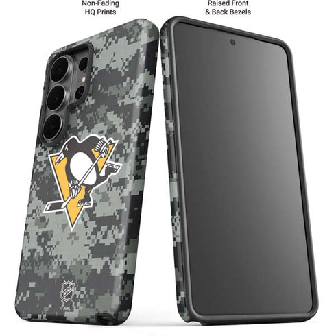 NHL Pittsburgh Penguins Camo Galaxy S26 Ultra Impact Case