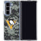 NHL Pittsburgh Penguins Camo Galaxy Z Fold5 5G Clear Case