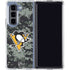 NHL Pittsburgh Penguins Camo Galaxy Z Fold5 5G Clear Case