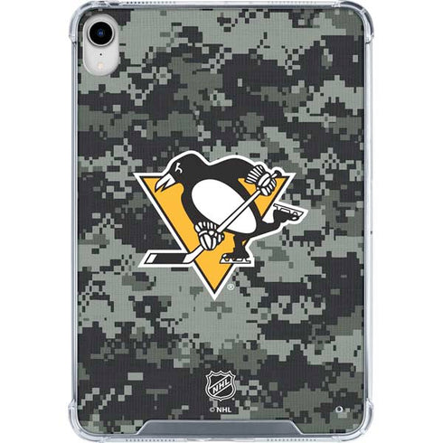 NHL Pittsburgh Penguins Camo iPad 11th Gen (2025) Clear Case
