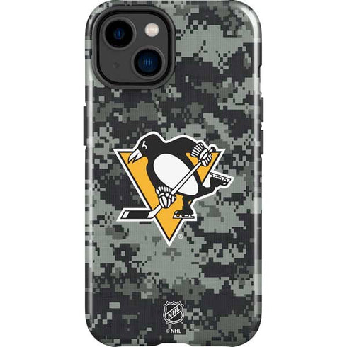 NHL Pittsburgh Penguins Camo iPhone 15 Impact Case
