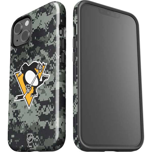 NHL Pittsburgh Penguins Camo iPhone 15 Impact Case