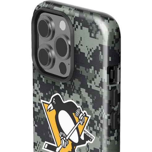 NHL Pittsburgh Penguins Camo iPhone 15 Pro Impact Case