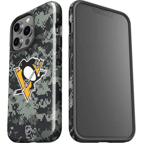 NHL Pittsburgh Penguins Camo iPhone 15 Pro Impact Case