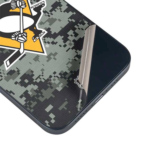NHL Pittsburgh Penguins Camo iPhone 15 Skin