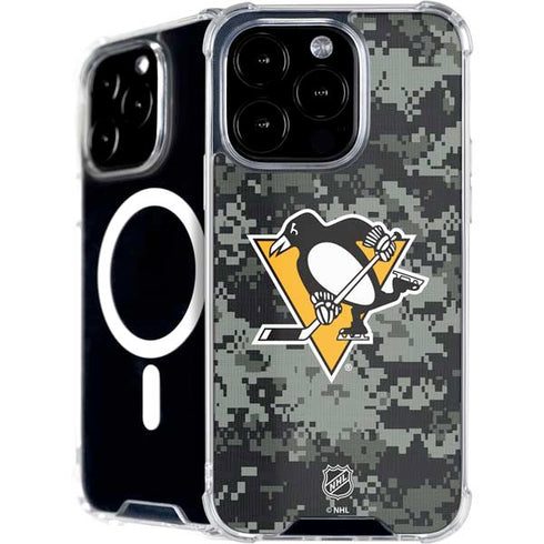 NHL Pittsburgh Penguins Camo iPhone 16 Pro MagSafe Case
