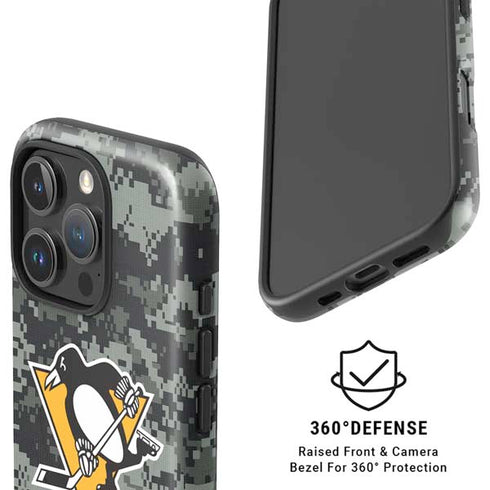 NHL Pittsburgh Penguins Camo iPhone 16 Pro Magsafe Impact Case