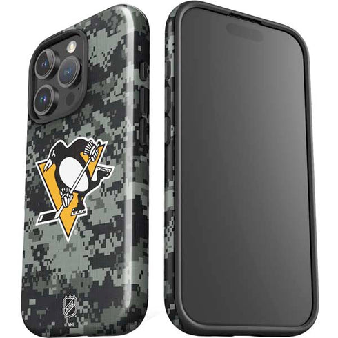 NHL Pittsburgh Penguins Camo iPhone 16 Pro Max Impact Case