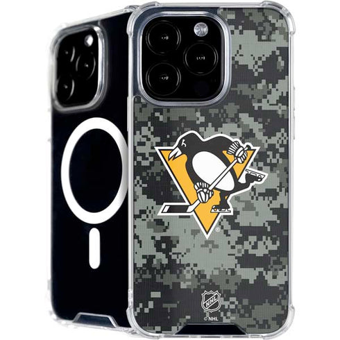 NHL Pittsburgh Penguins Camo iPhone 16 Pro Max MagSafe Case