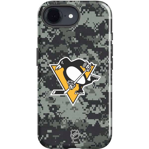 NHL Pittsburgh Penguins Camo iPhone 16e Impact Case