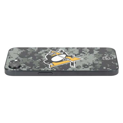 NHL Pittsburgh Penguins Camo iPhone 16e Skin