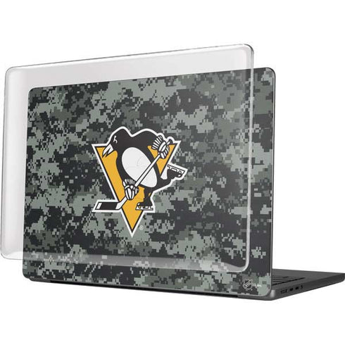 NHL Pittsburgh Penguins Camo MacBook Pro 14in (2021-24) Case plus Skin