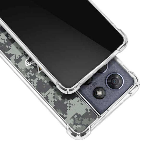 NHL Pittsburgh Penguins Camo Moto G 5G (2025) Clear Case