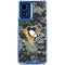 NHL Pittsburgh Penguins Camo Moto G 5G (2024) Clear Case