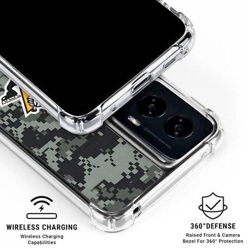 NHL Pittsburgh Penguins Camo Moto G Power 5G (2024) Clear Case