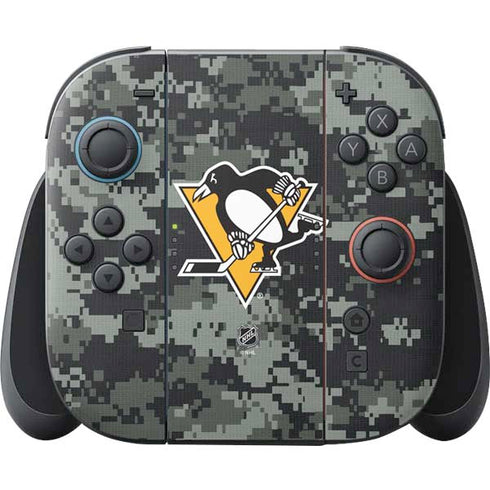 NHL Pittsburgh Penguins Camo Nintendo Switch 2 (2025) Joy-Con Controller Skin