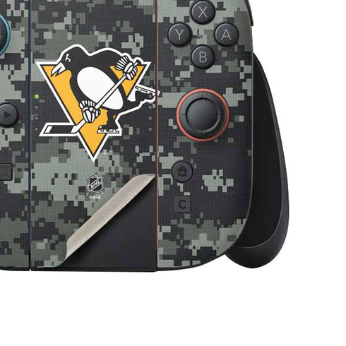 NHL Pittsburgh Penguins Camo Nintendo Switch 2 (2025) Joy-Con Controller Skin