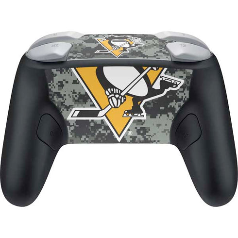 NHL Pittsburgh Penguins Camo Nintendo Switch 2 (2025) Pro Controller Skin