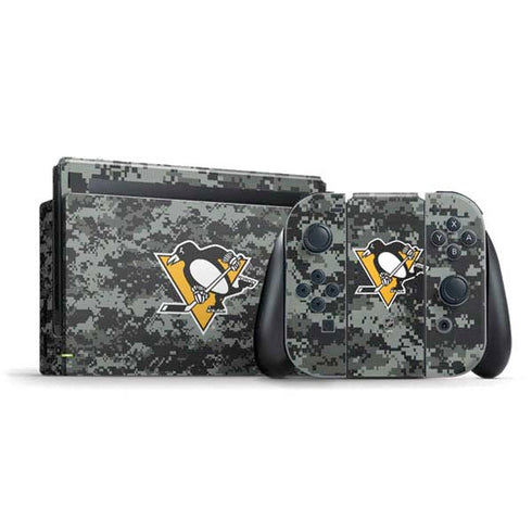 NHL Pittsburgh Penguins Camo Nintendo Skins