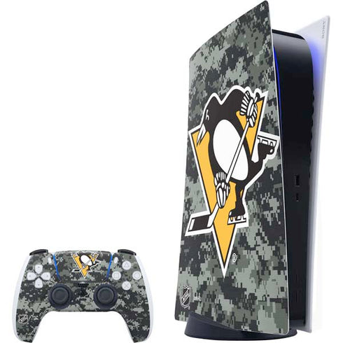 NHL Pittsburgh Penguins Camo PlayStation PS5 Skins