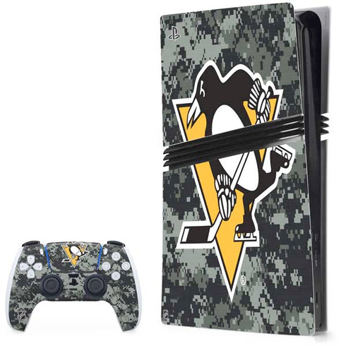 NHL Pittsburgh Penguins Camo PlayStation PS5 Skins