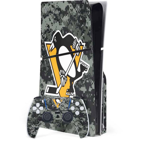 NHL Pittsburgh Penguins Camo PlayStation PS5 Skins
