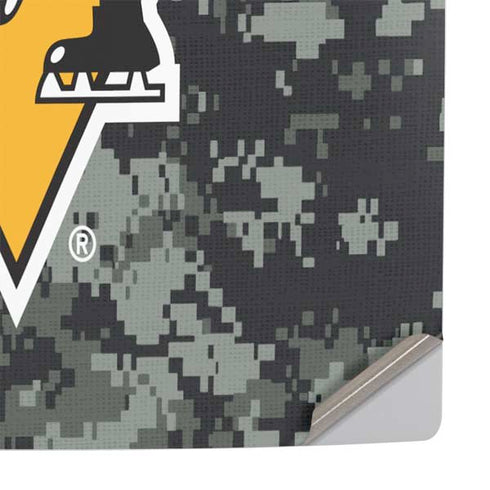 NHL Pittsburgh Penguins Camo PS5 Slim Digital Edition Console Skin