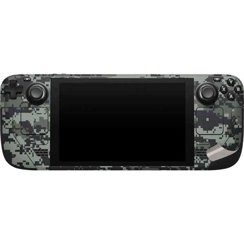 NHL Pittsburgh Penguins Camo Steam Deck Handheld Gaming Computer Skin