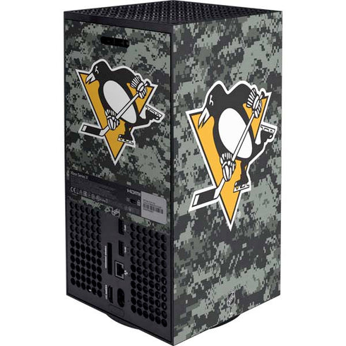 NHL Pittsburgh Penguins Camo XBox Series X Digital Edition Bundle Skin
