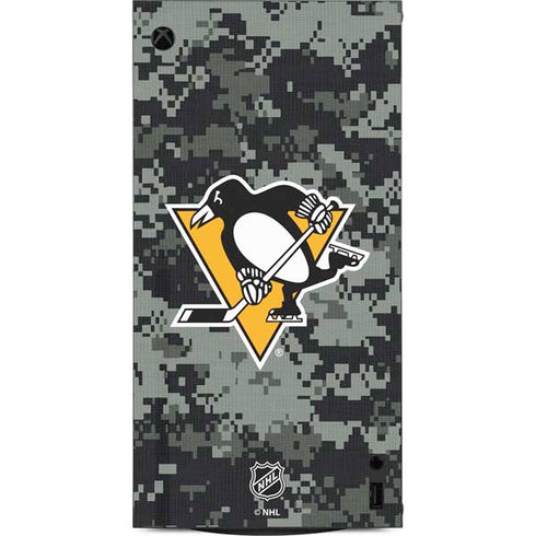 NHL Pittsburgh Penguins Camo XBox Series X Digital Edition Console Skin