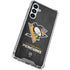 NHL Pittsburgh Penguins Distressed Galaxy A16 5G Clear Case