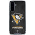 NHL Pittsburgh Penguins Distressed Galaxy A36 5G Clear Case