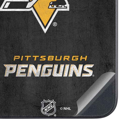NHL Pittsburgh Penguins Distressed Galaxy A54 5G Skin