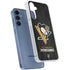 NHL Pittsburgh Penguins Distressed Galaxy A55 5G Clear Case
