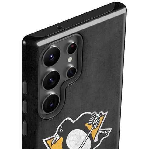 NHL Pittsburgh Penguins Distressed Galaxy S23 Ultra Pro Case