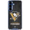 NHL Pittsburgh Penguins Distressed Galaxy S25 Clear Case