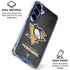 NHL Pittsburgh Penguins Distressed Galaxy S25 Clear Case