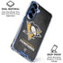 NHL Pittsburgh Penguins Distressed Galaxy S25 FE Clear Case