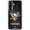NHL Pittsburgh Penguins Distressed Galaxy S26 Plus Clear Case