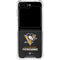 NHL Pittsburgh Penguins Distressed Galaxy Z Flip6 Clear Case