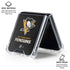 NHL Pittsburgh Penguins Distressed Galaxy Z Flip7 Clear Case