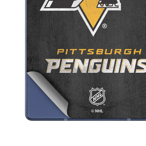 NHL Pittsburgh Penguins Distressed Galaxy Z Fold6 Skin