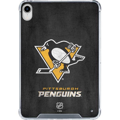 NHL Pittsburgh Penguins Distressed iPad 11th Gen (2025) Clear Case
