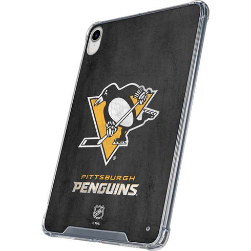 NHL Pittsburgh Penguins Distressed iPad 11th Gen (2025) Clear Case