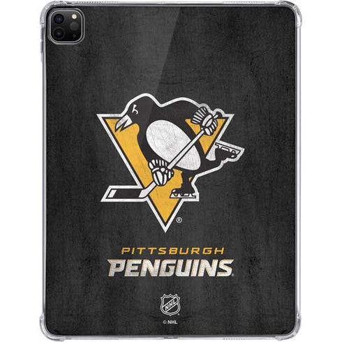 NHL Pittsburgh Penguins Distressed iPad Pro 11in (2024) Clear Case