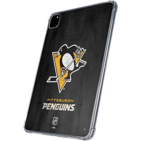 NHL Pittsburgh Penguins Distressed iPad Pro 11in (2024) Clear Case